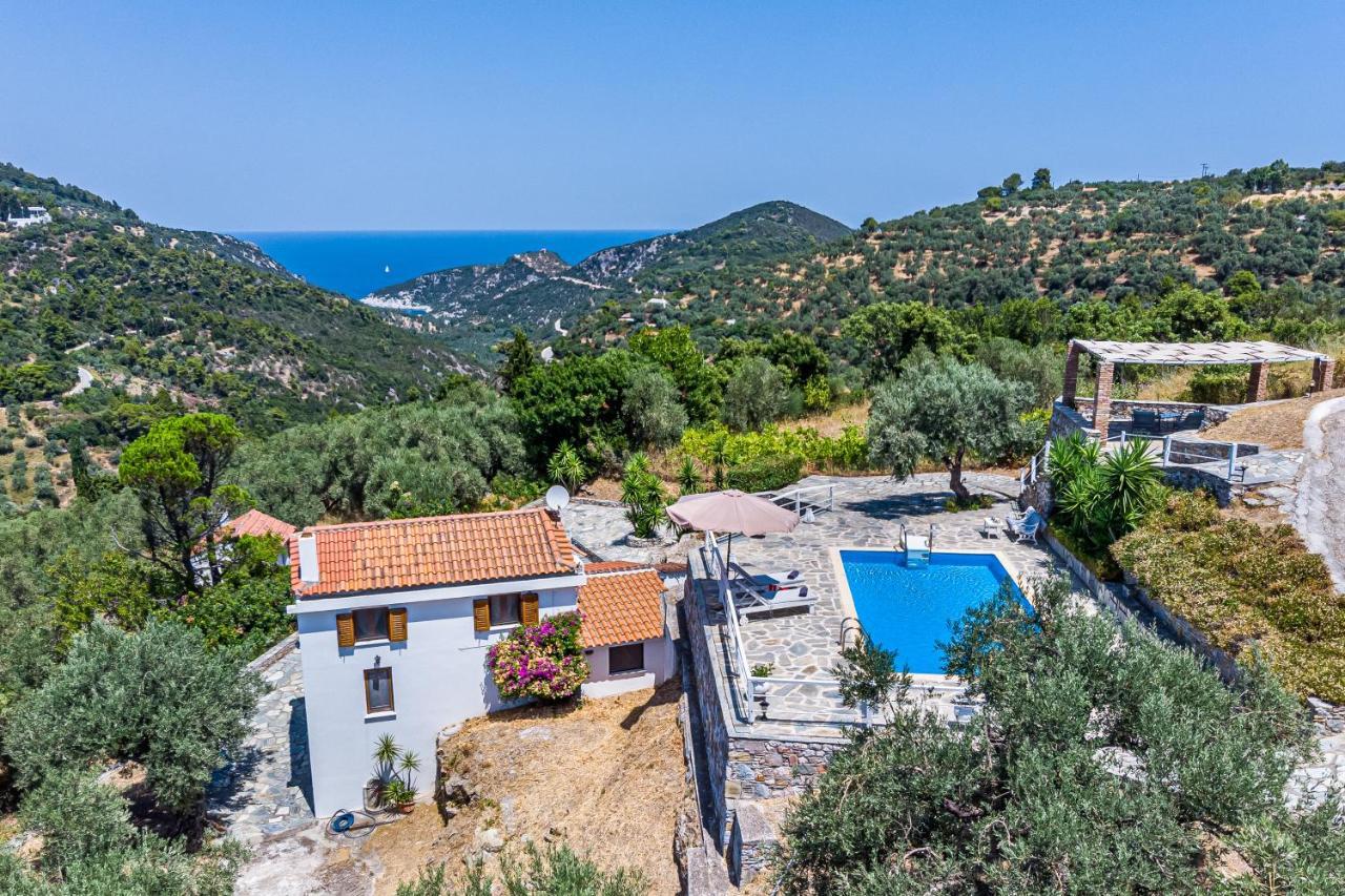 Villa Fotini Kalivi In Raches Panormos  Bagian luar foto