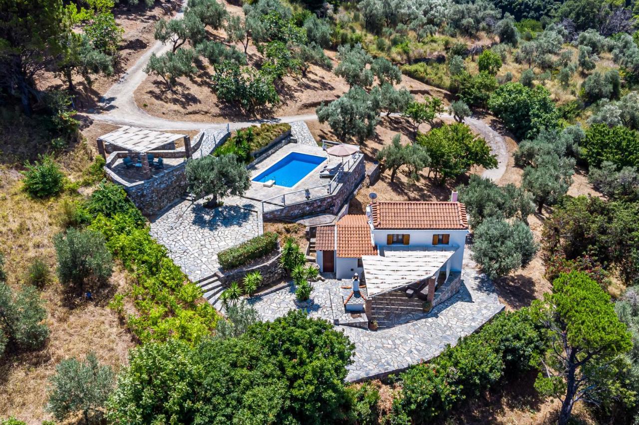 Villa Fotini Kalivi In Raches Panormos  Bagian luar foto