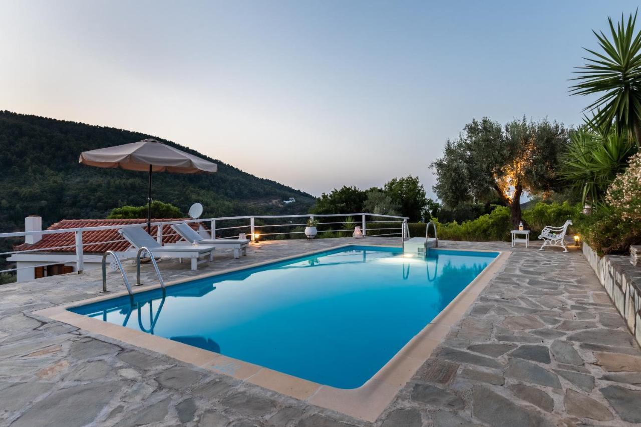 Villa Fotini Kalivi In Raches Panormos  Bagian luar foto