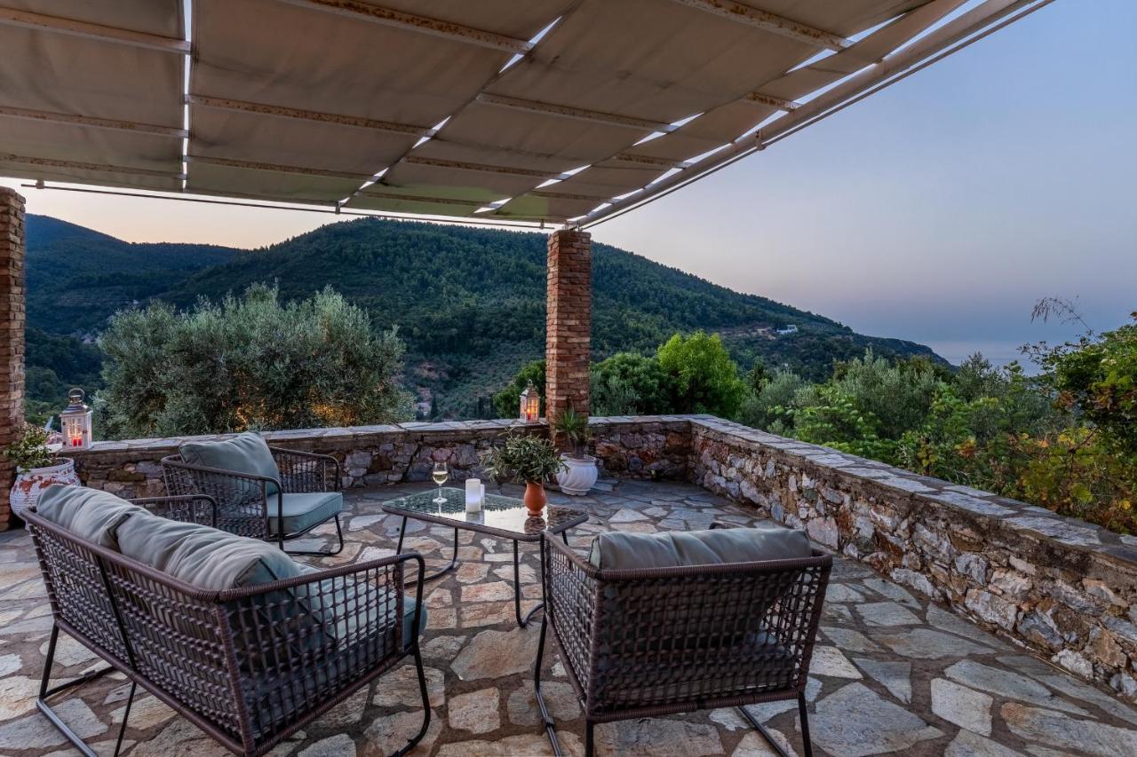 Villa Fotini Kalivi In Raches Panormos  Bagian luar foto