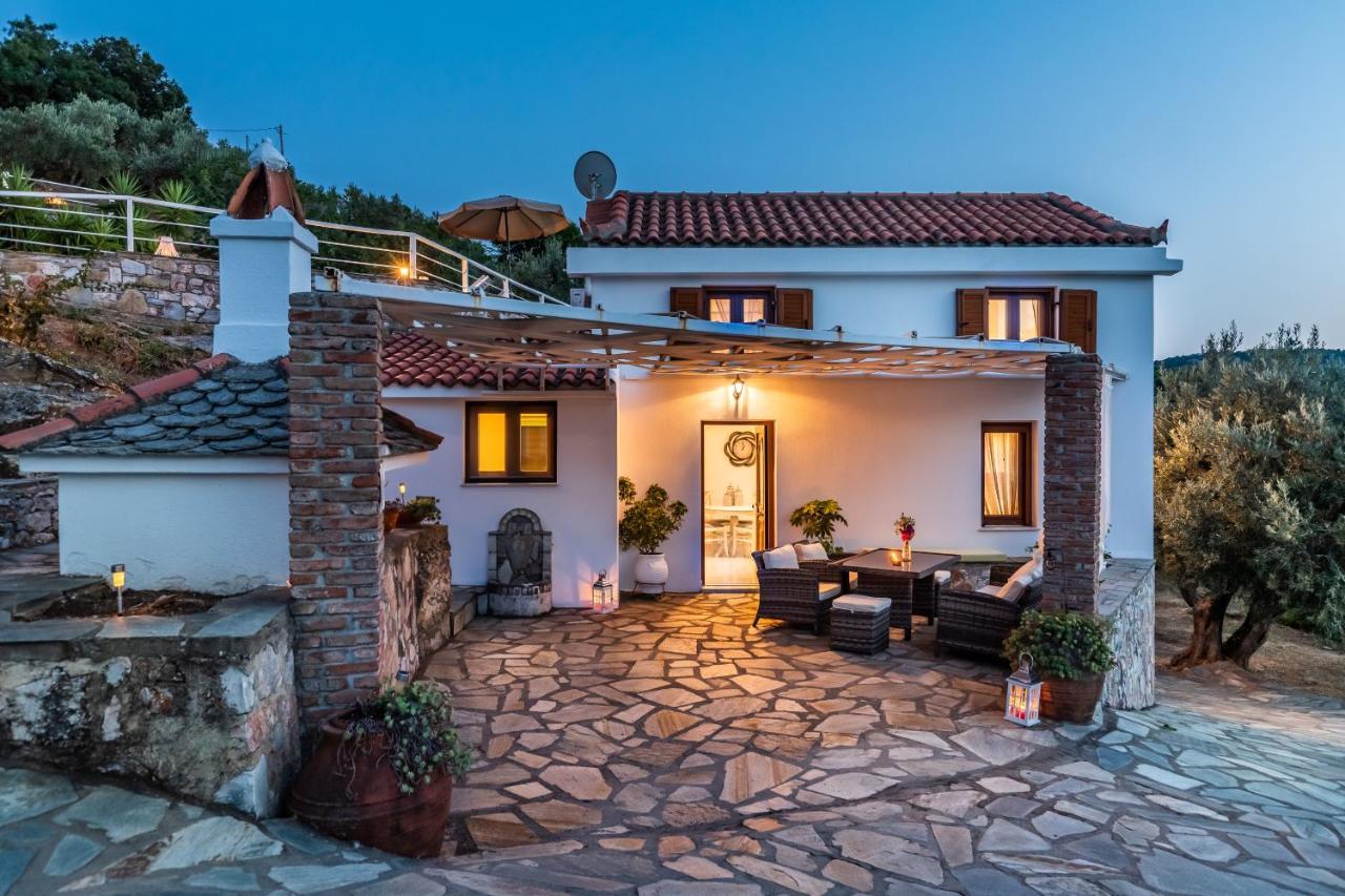 Villa Fotini Kalivi In Raches Panormos  Bagian luar foto