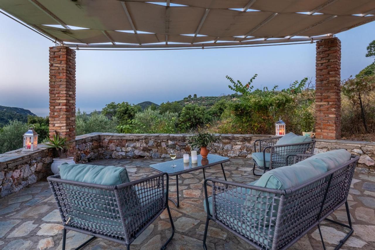 Villa Fotini Kalivi In Raches Panormos  Bagian luar foto