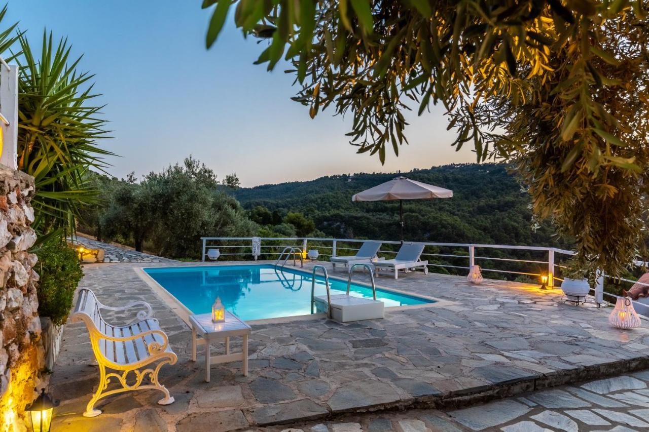 Villa Fotini Kalivi In Raches Panormos  Bagian luar foto