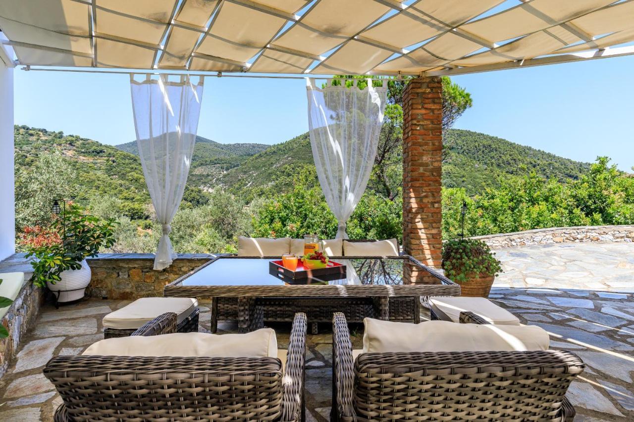Villa Fotini Kalivi In Raches Panormos  Bagian luar foto