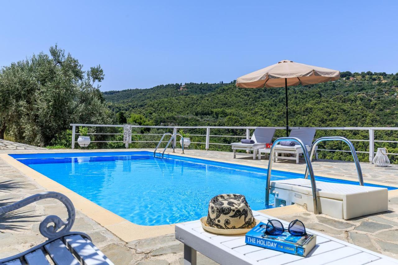 Villa Fotini Kalivi In Raches Panormos  Bagian luar foto