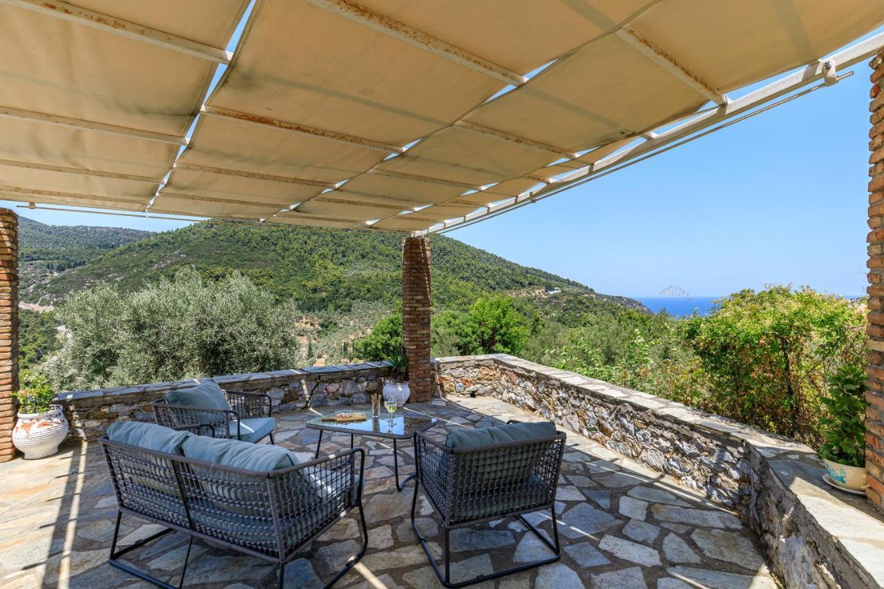 Villa Fotini Kalivi In Raches Panormos  Bagian luar foto