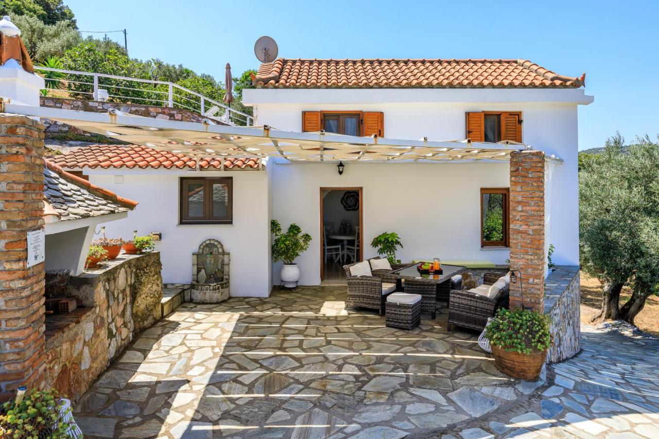 Villa Fotini Kalivi In Raches Panormos  Bagian luar foto