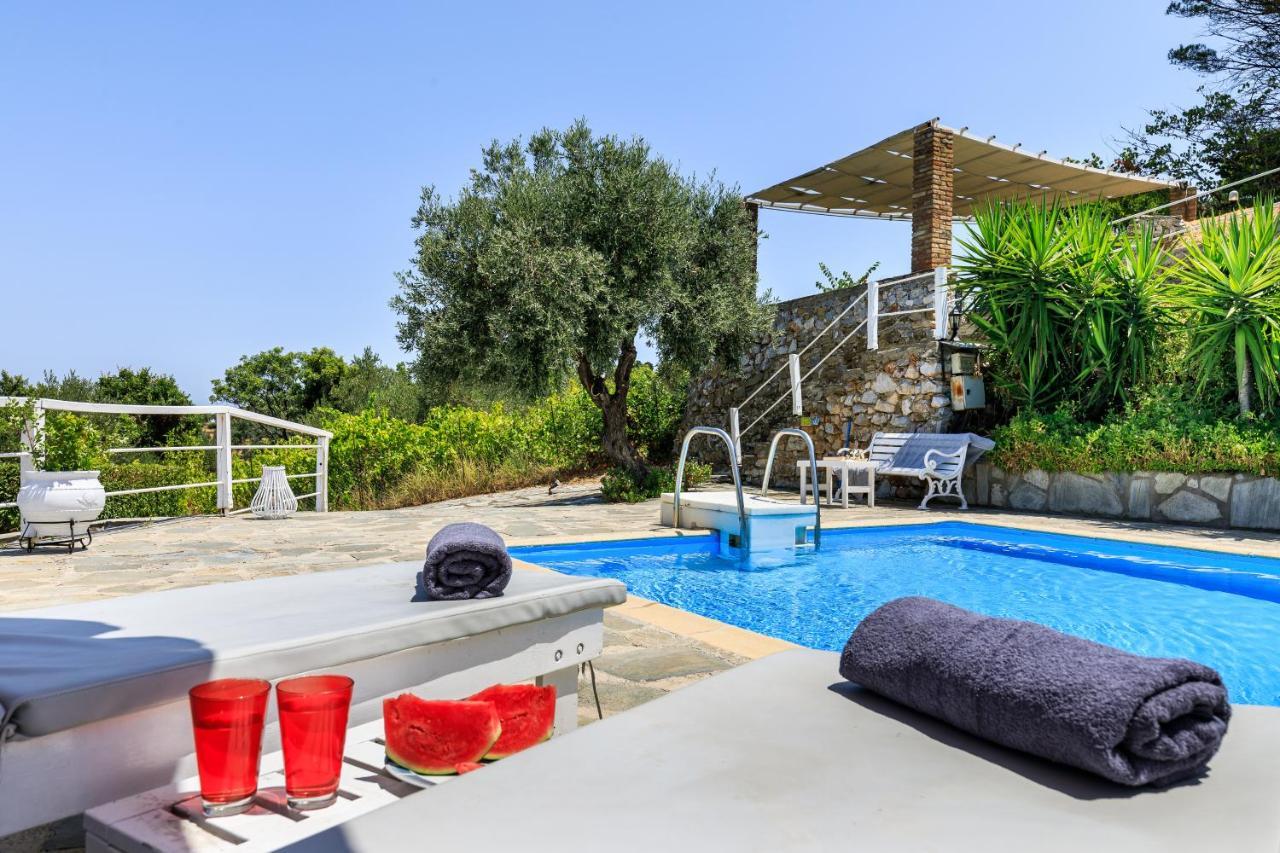 Villa Fotini Kalivi In Raches Panormos  Bagian luar foto