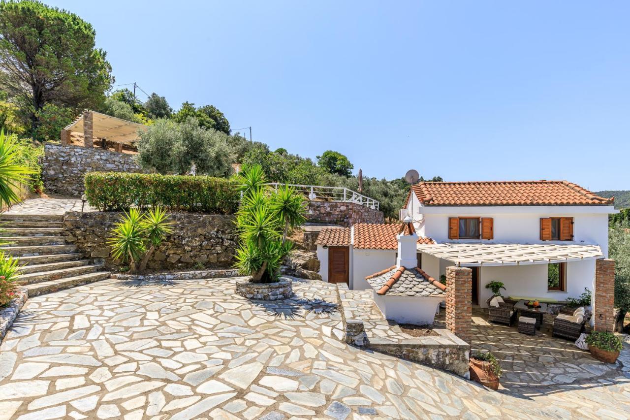 Villa Fotini Kalivi In Raches Panormos  Bagian luar foto