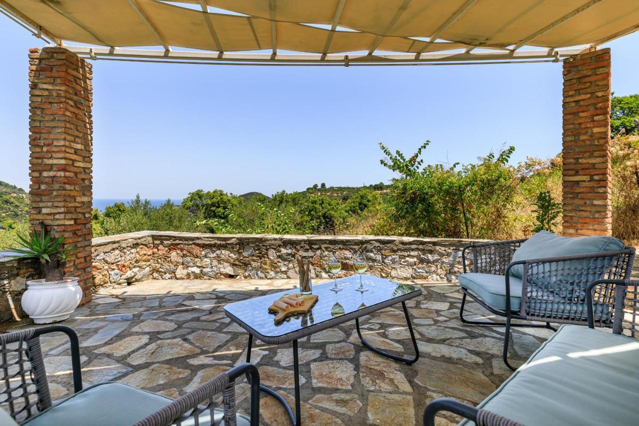 Villa Fotini Kalivi In Raches Panormos  Bagian luar foto