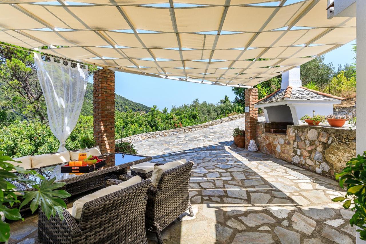 Villa Fotini Kalivi In Raches Panormos  Bagian luar foto