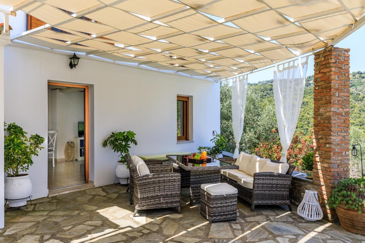 Villa Fotini Kalivi In Raches Panormos  Bagian luar foto