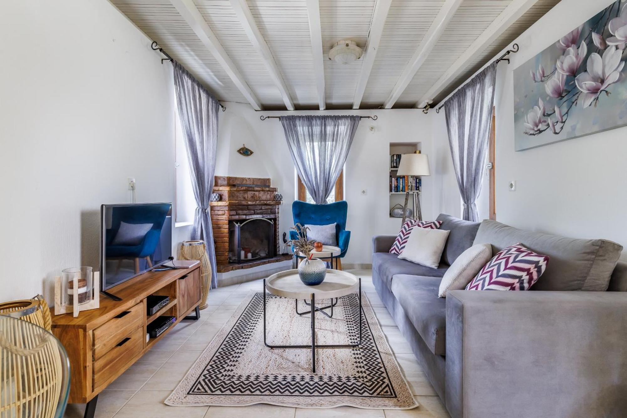 Villa Fotini Kalivi In Raches Panormos  Bagian luar foto