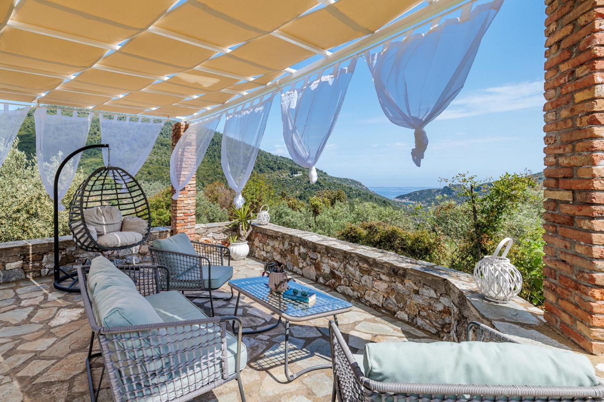 Villa Fotini Kalivi In Raches Panormos  Bagian luar foto