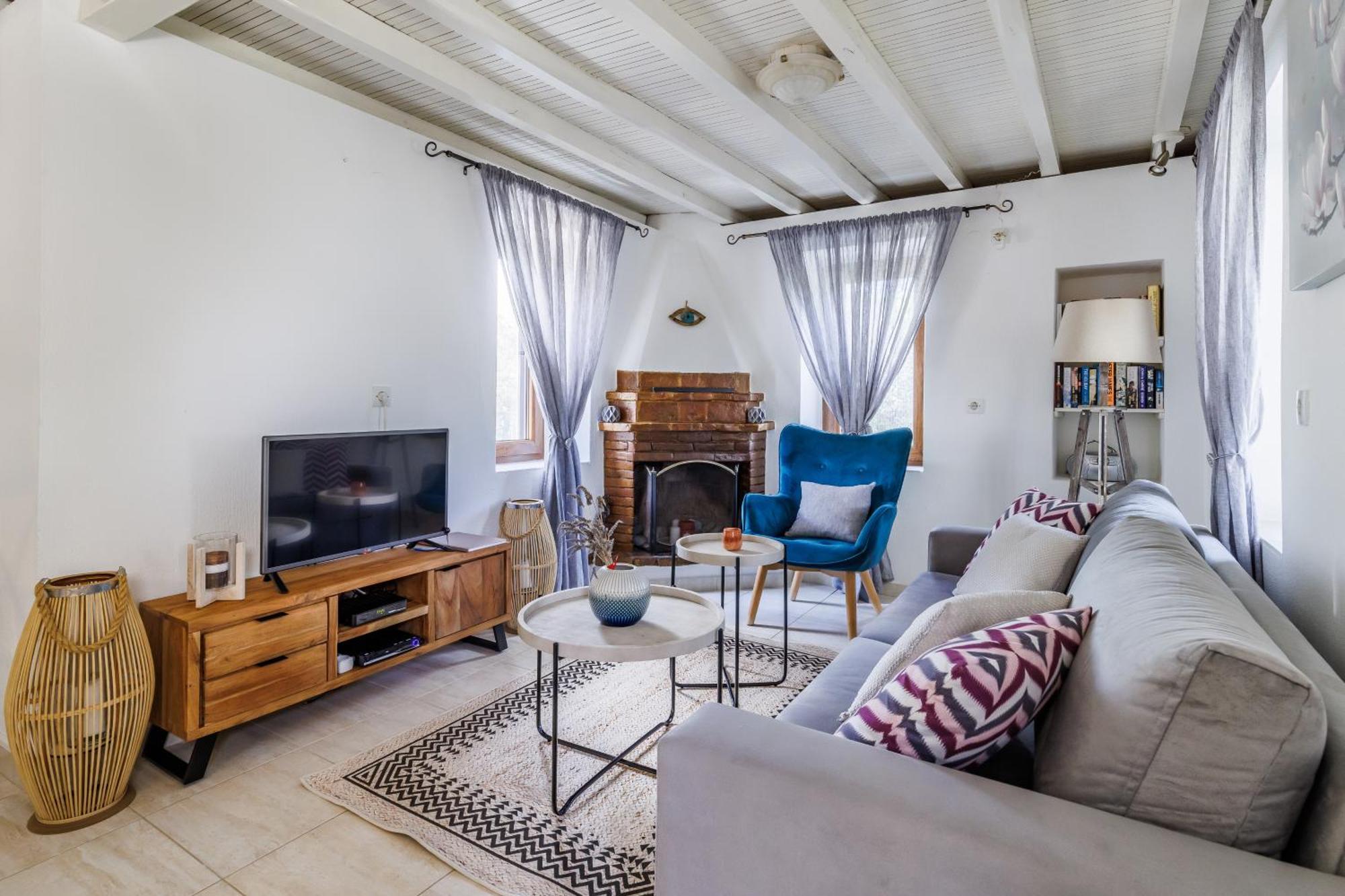 Villa Fotini Kalivi In Raches Panormos  Bagian luar foto