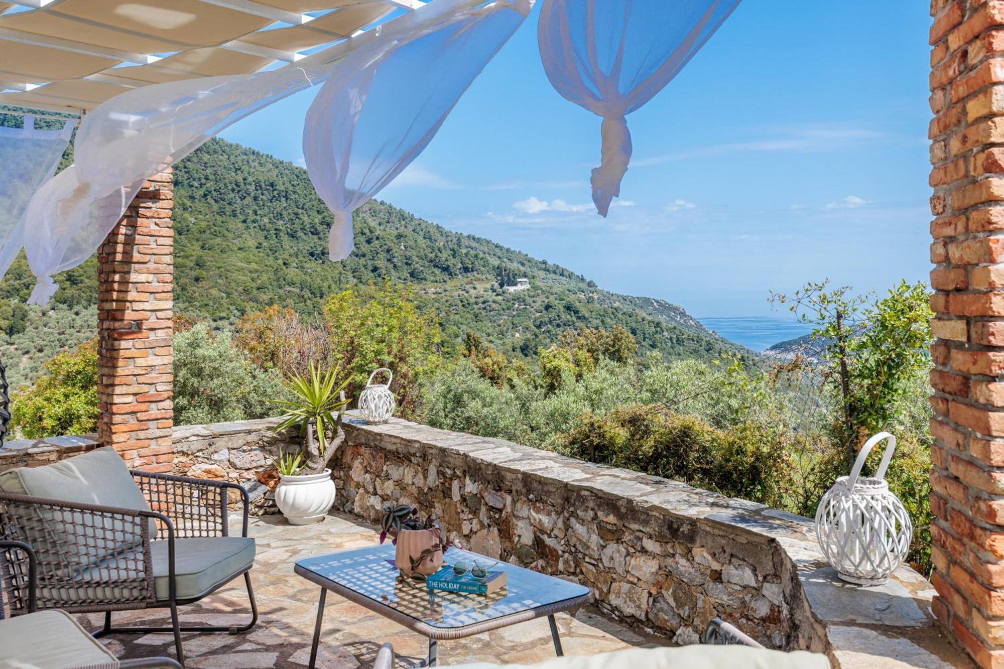 Villa Fotini Kalivi In Raches Panormos  Bagian luar foto