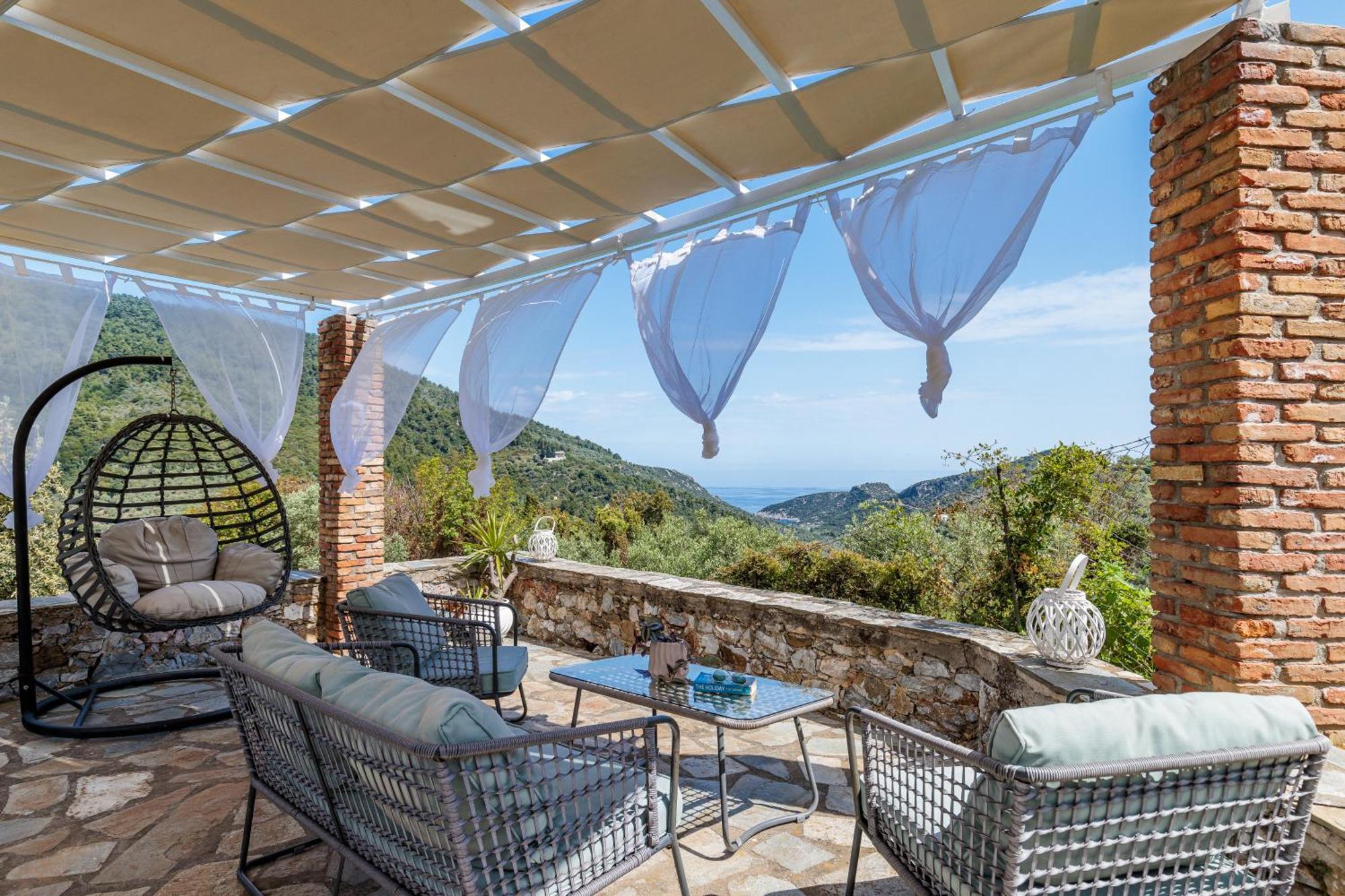 Villa Fotini Kalivi In Raches Panormos  Bagian luar foto